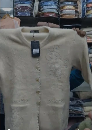 Al-Karam Premium Wool Embellished Women’s Sweater – Soft and warm - Image 4