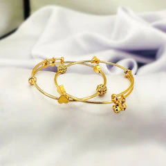 Sparkling Orbit Charm Bangles - Image 3
